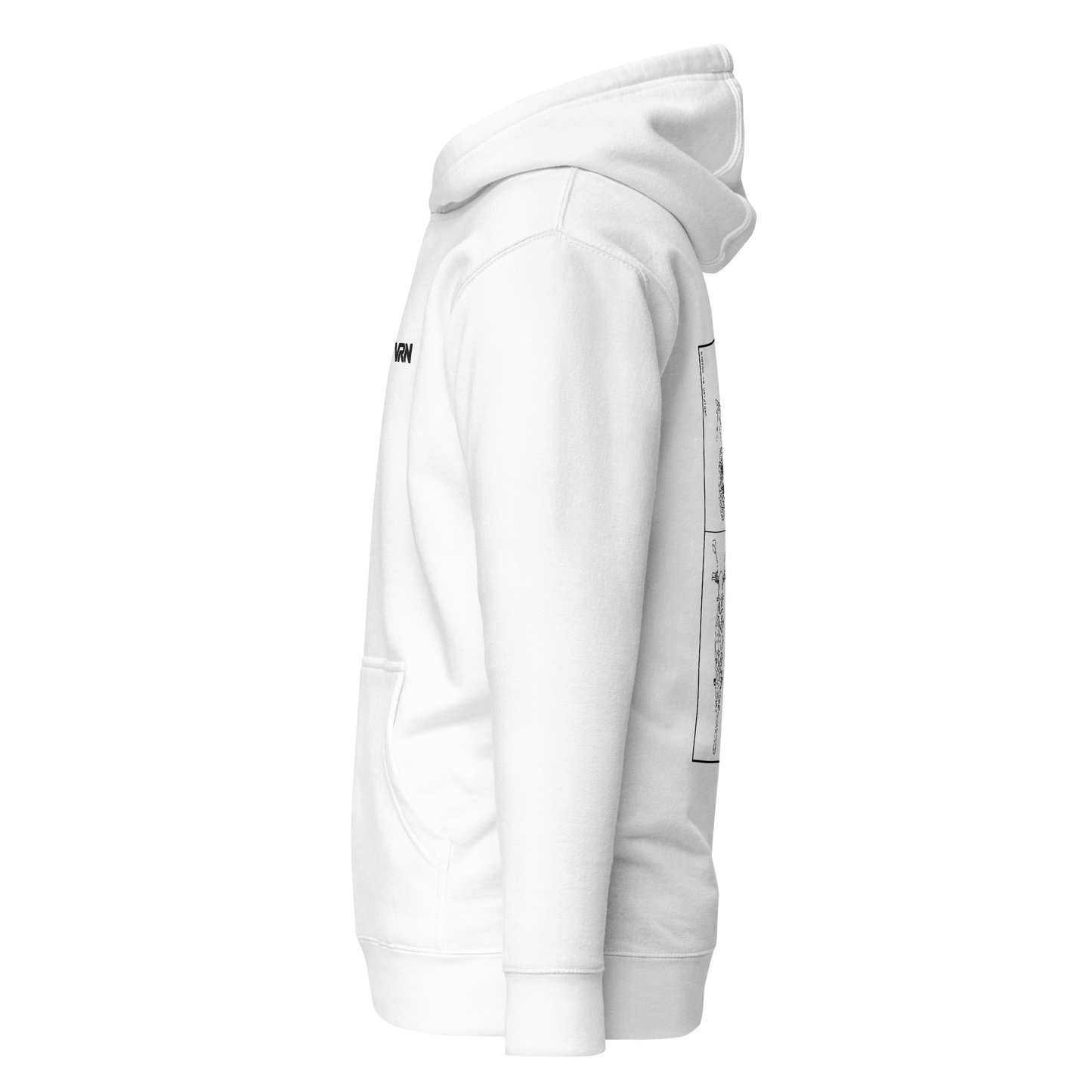 Triumph Blueprint Hoodie - White