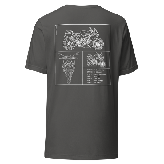 Aprilia Blueprint Shirt - Dark grey