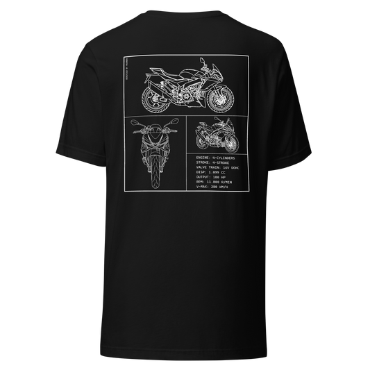Aprilia Blueprint Shirt - Black