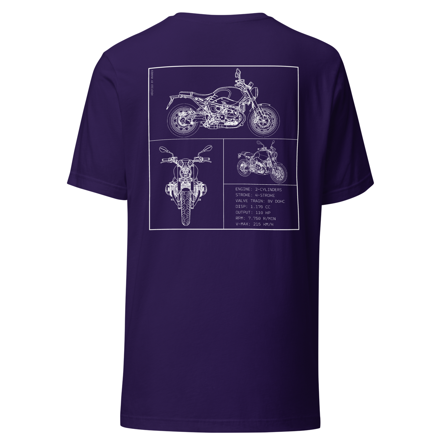 BMW Blueprint Shirt - Purple