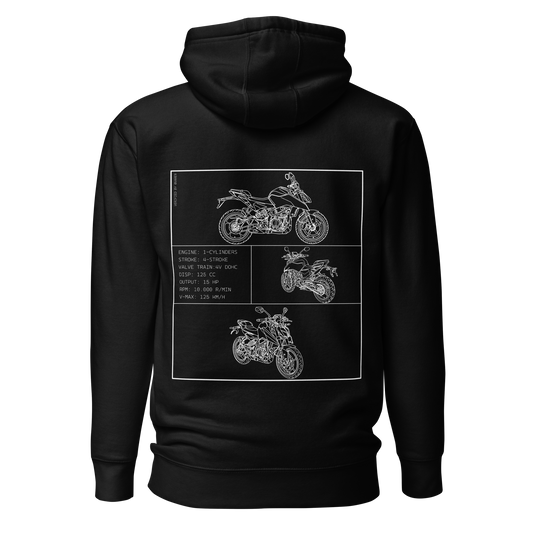 KTM Blueprint Hoodie - Black