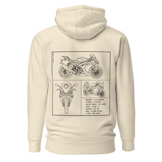 Aprilia Blueprint Hoodie - Beige