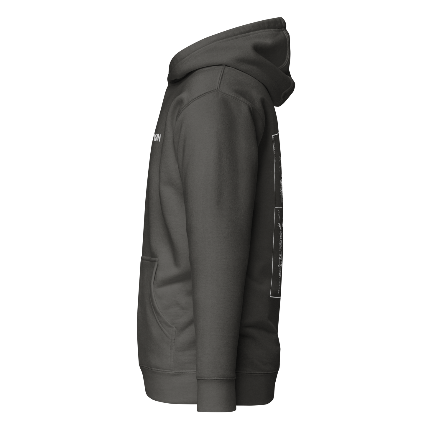 Honda Blueprint Hoodie - Dark grey