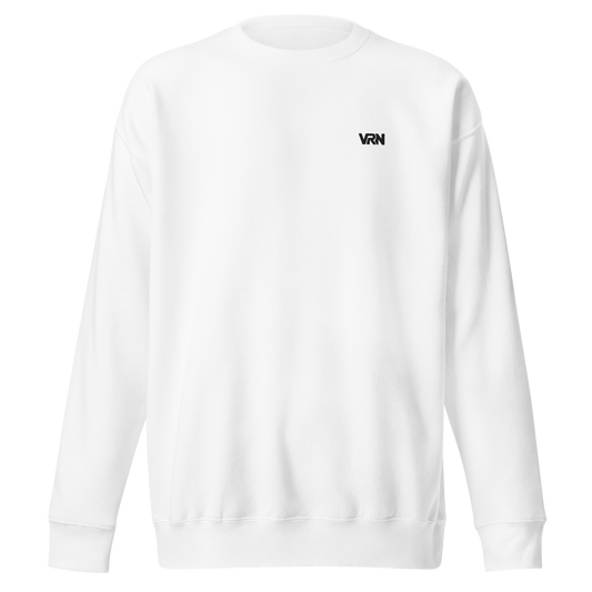 Japan Edition Biker Pullover Weiß Vorderansicht Streetwear