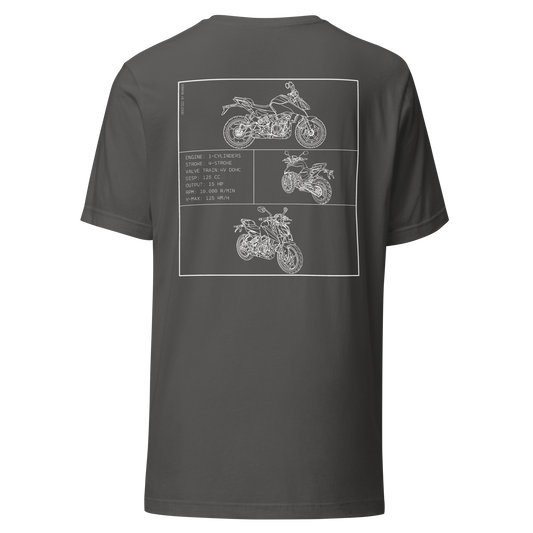 KTM Blueprint Shirt - Dark grey