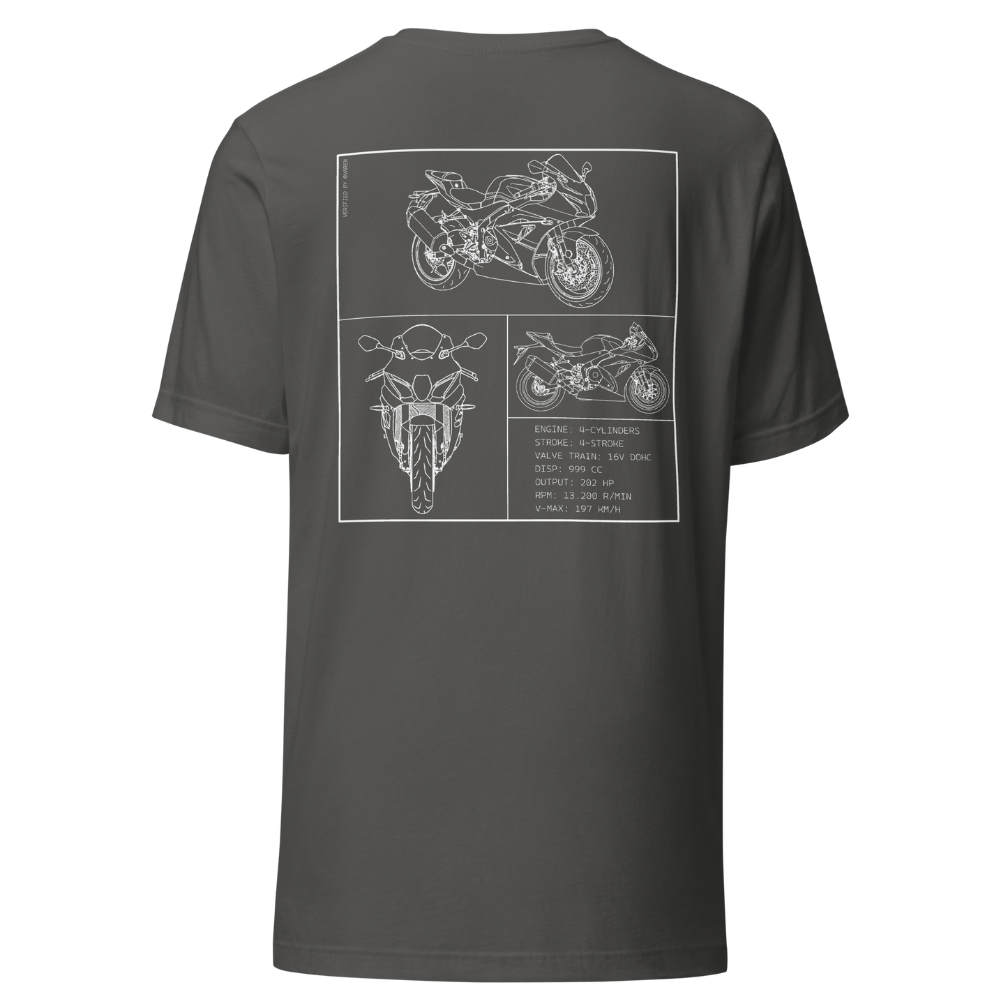 Suzuki Blueprint Shirt - Dark grey