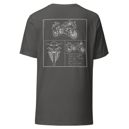 Suzuki Blueprint Shirt - Dark grey