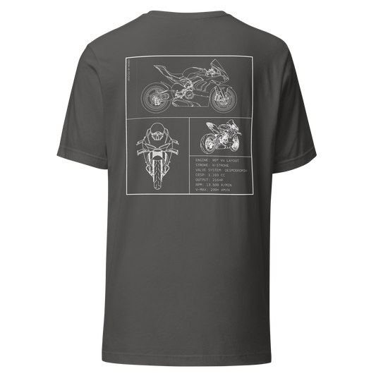 Ducati Blueprint Shirt - Light grey