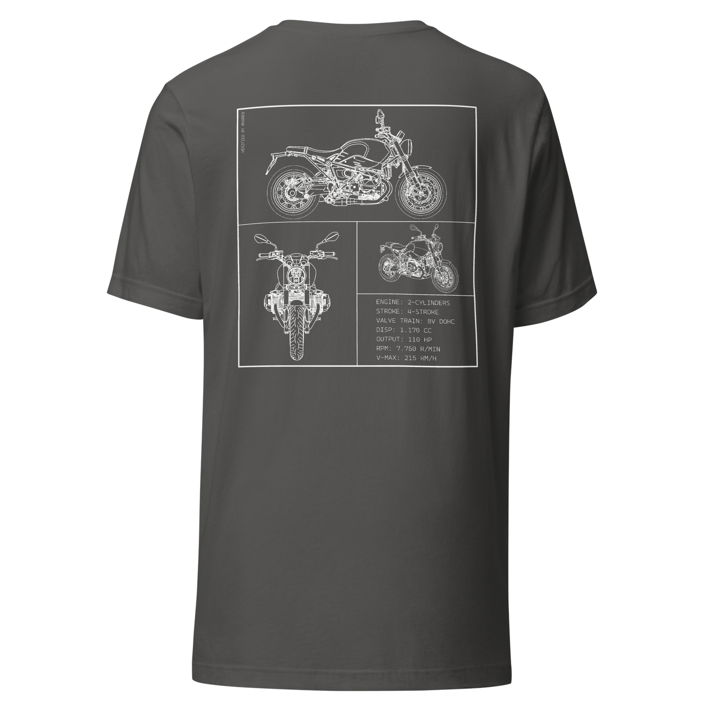 BMW Blueprint Shirt - Dark grey