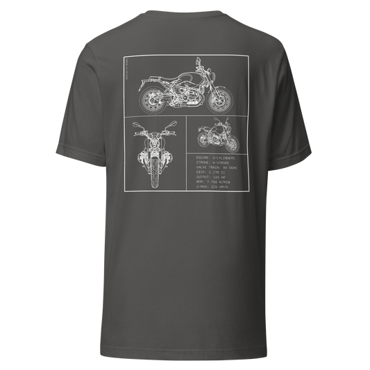 BMW Blueprint Shirt - Dark grey