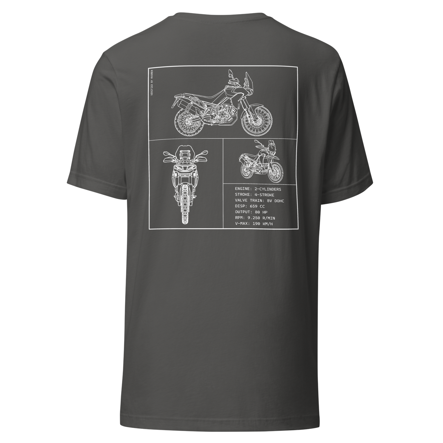 Aprilia Blueprint Shirt - Dark grey