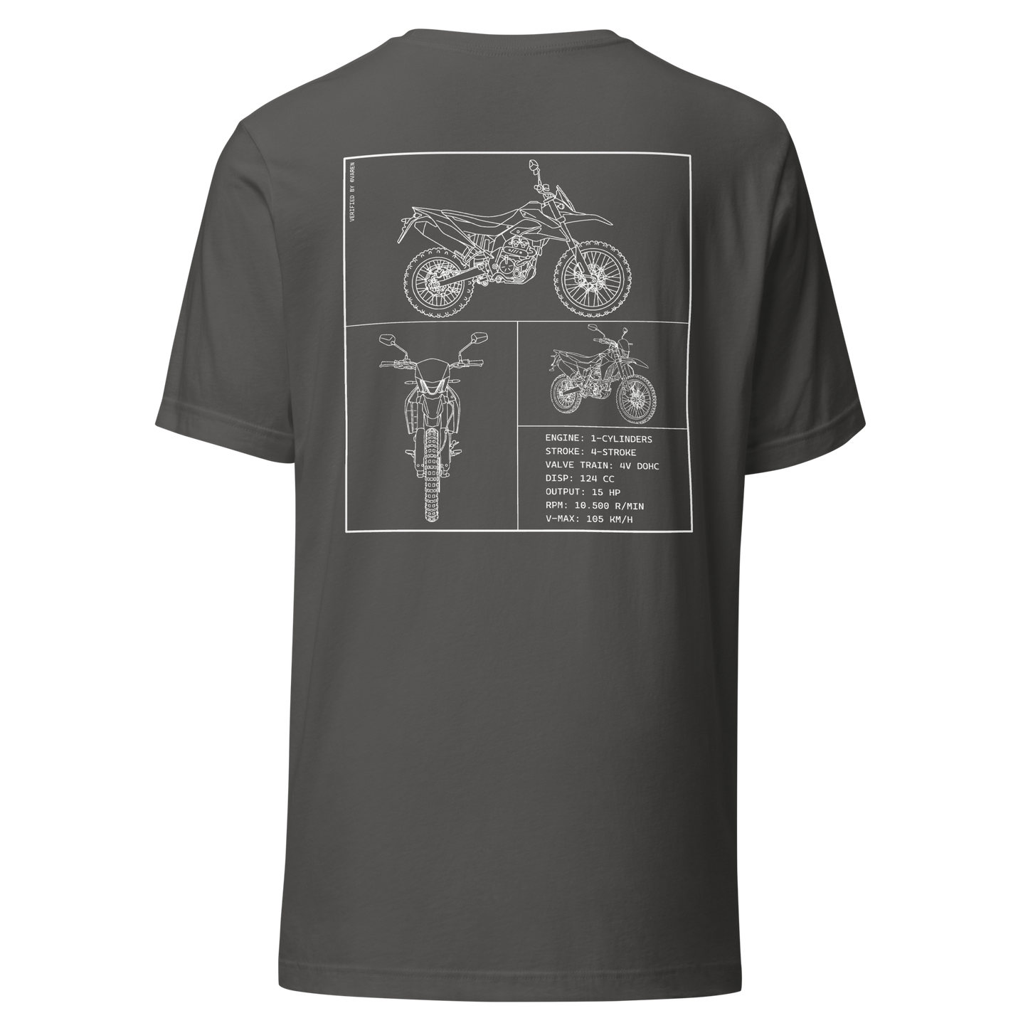 Aprilia Blueprint Shirt - Dark grey