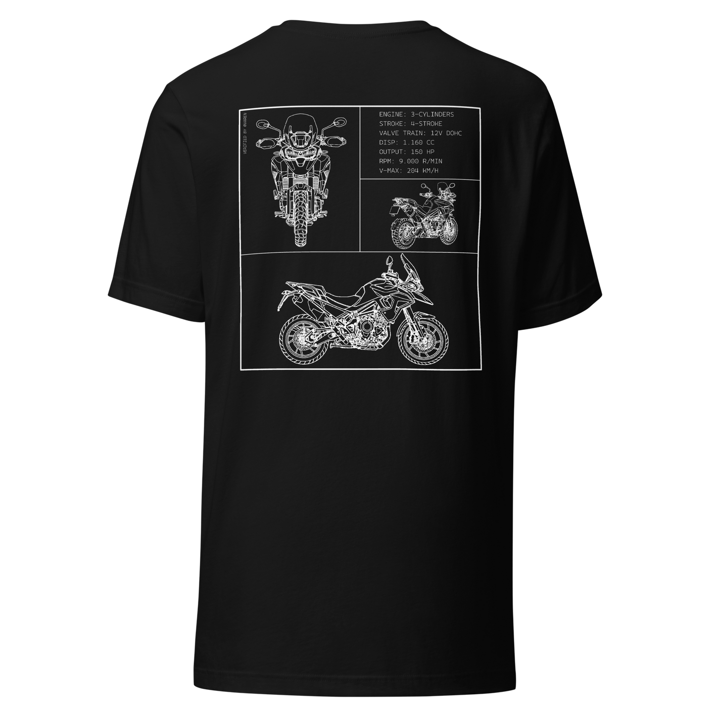 Triumph Blueprint Shirt - Black