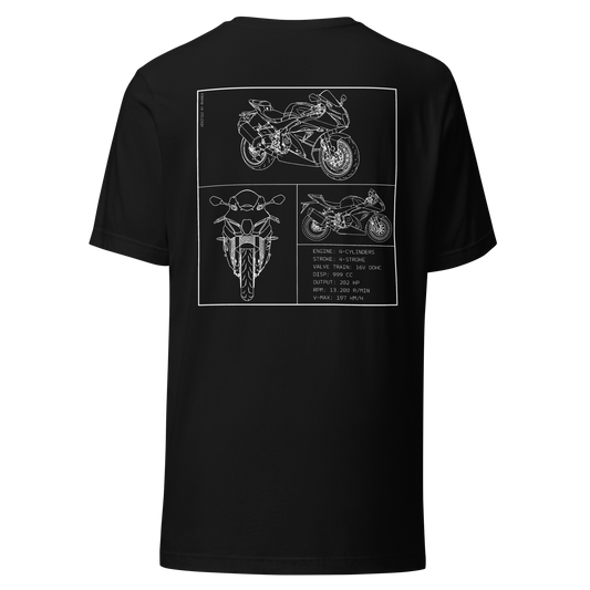 Suzuki Blueprint Shirt - Black