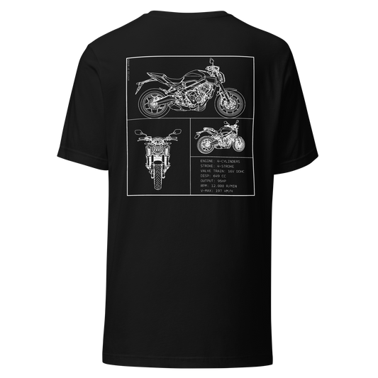 Honda Blueprint Shirt - Black