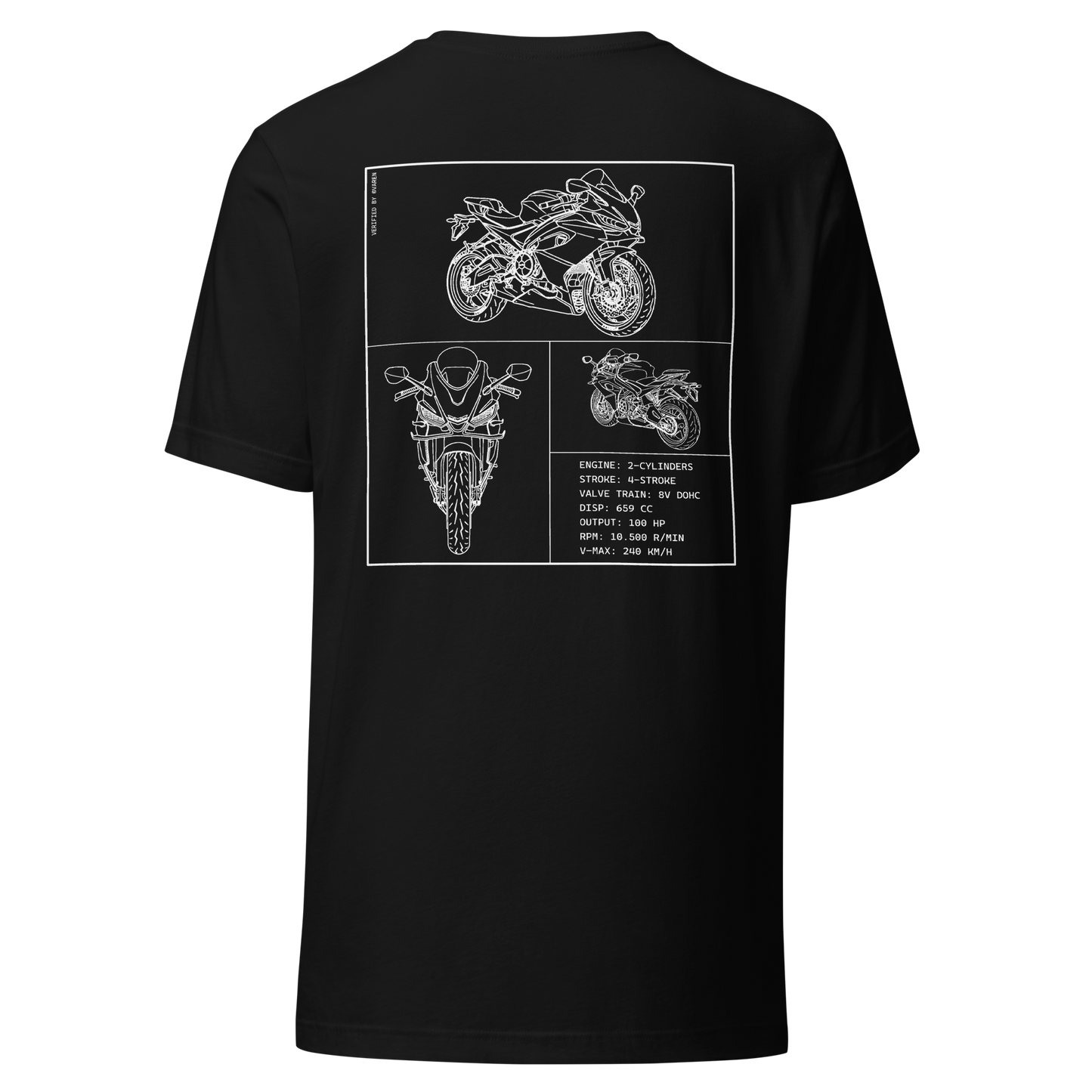 Aprilia Blueprint Shirt - Black