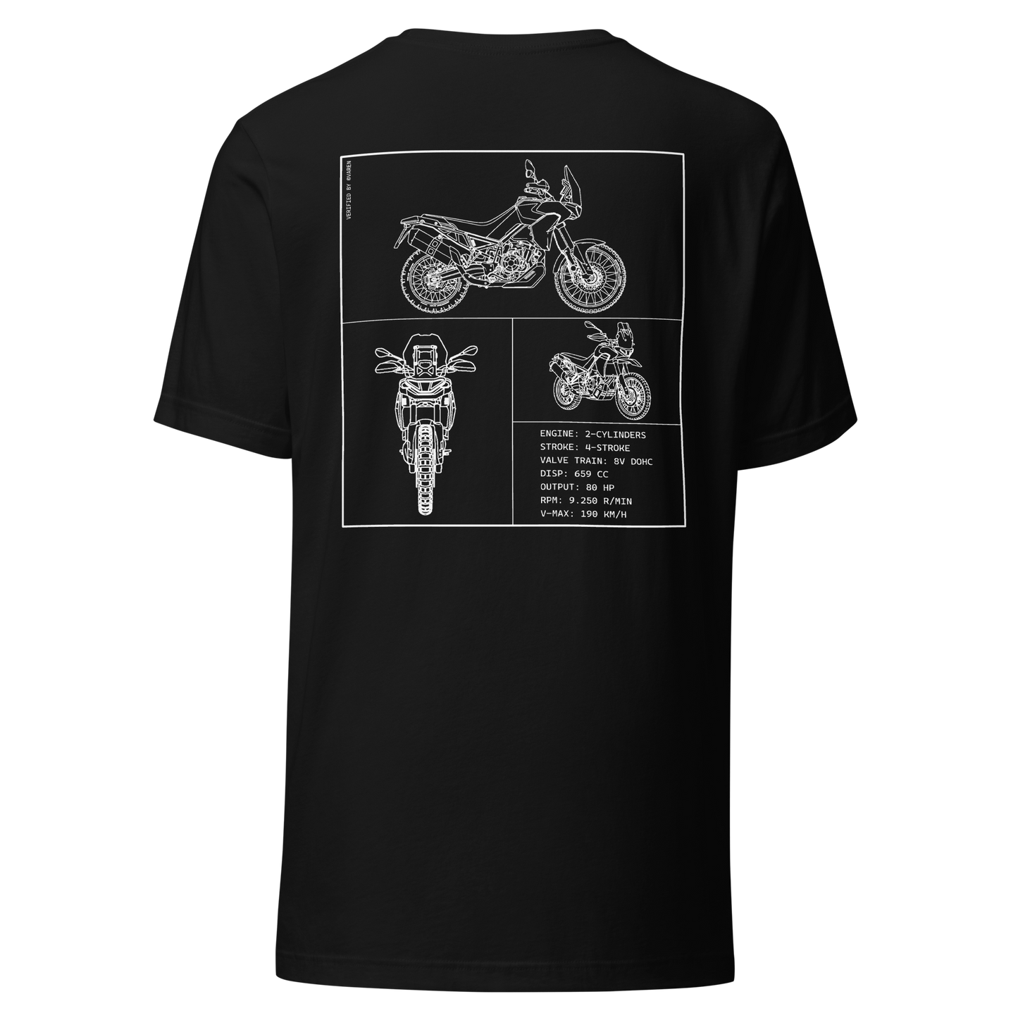 Aprilia Blueprint Shirt - Black