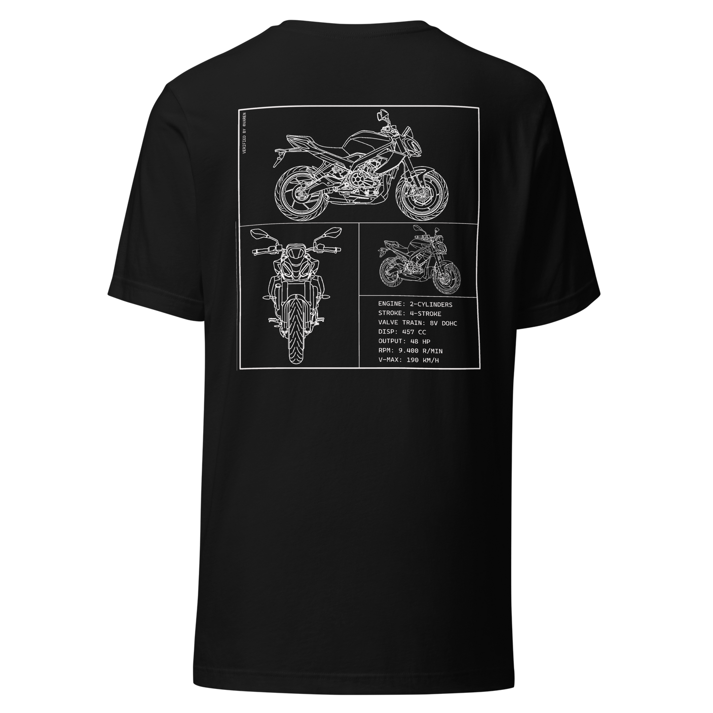 Aprilia Blueprint Shirt - Black