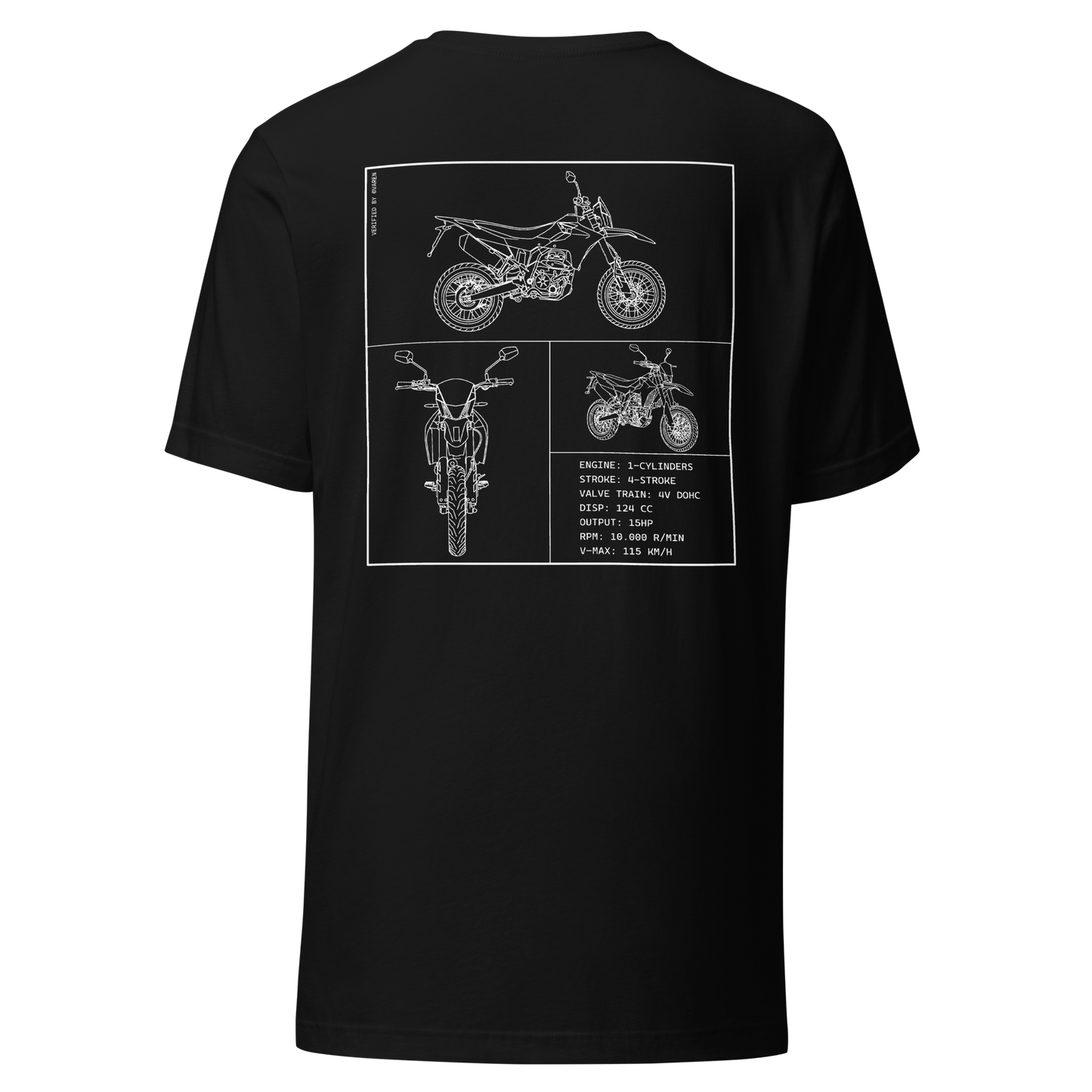 Aprilia Blueprint Shirt - Black