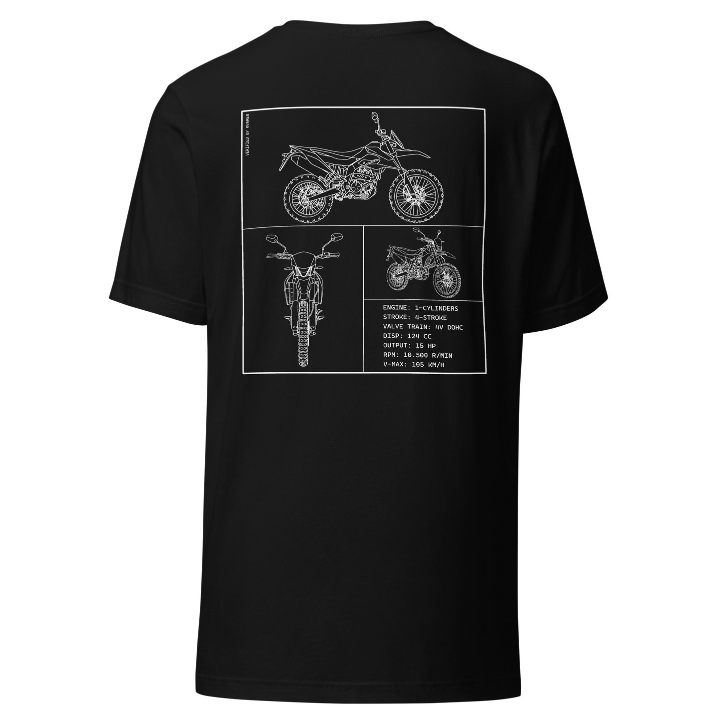 Aprilia Blueprint Shirt - Black