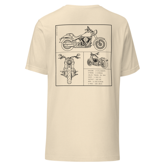 Harley Davidson Blueprint Shirt - Beige
