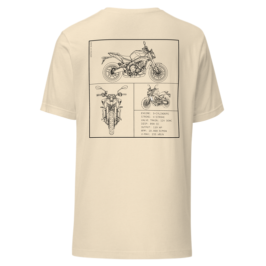 Yamaha Blueprint Shirt - Beige