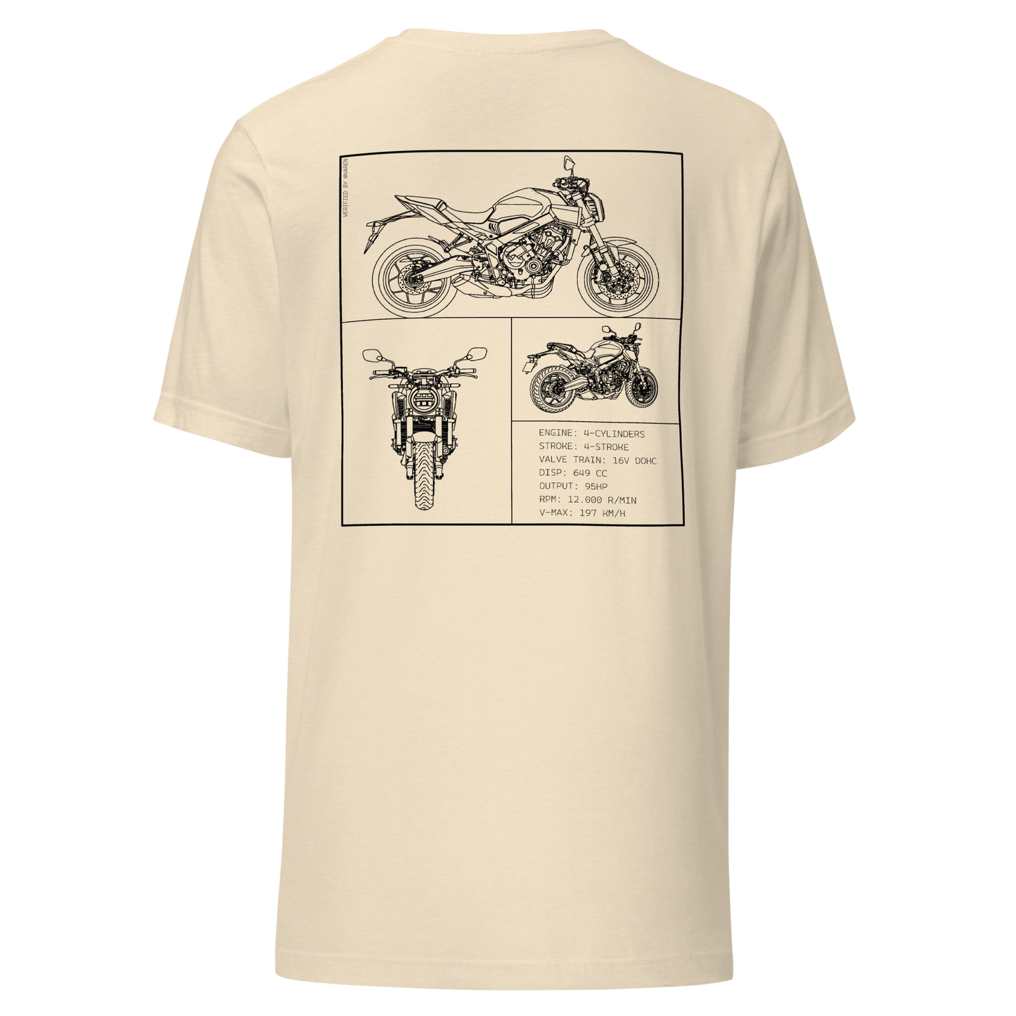 Honda Blueprint Shirt - Beige