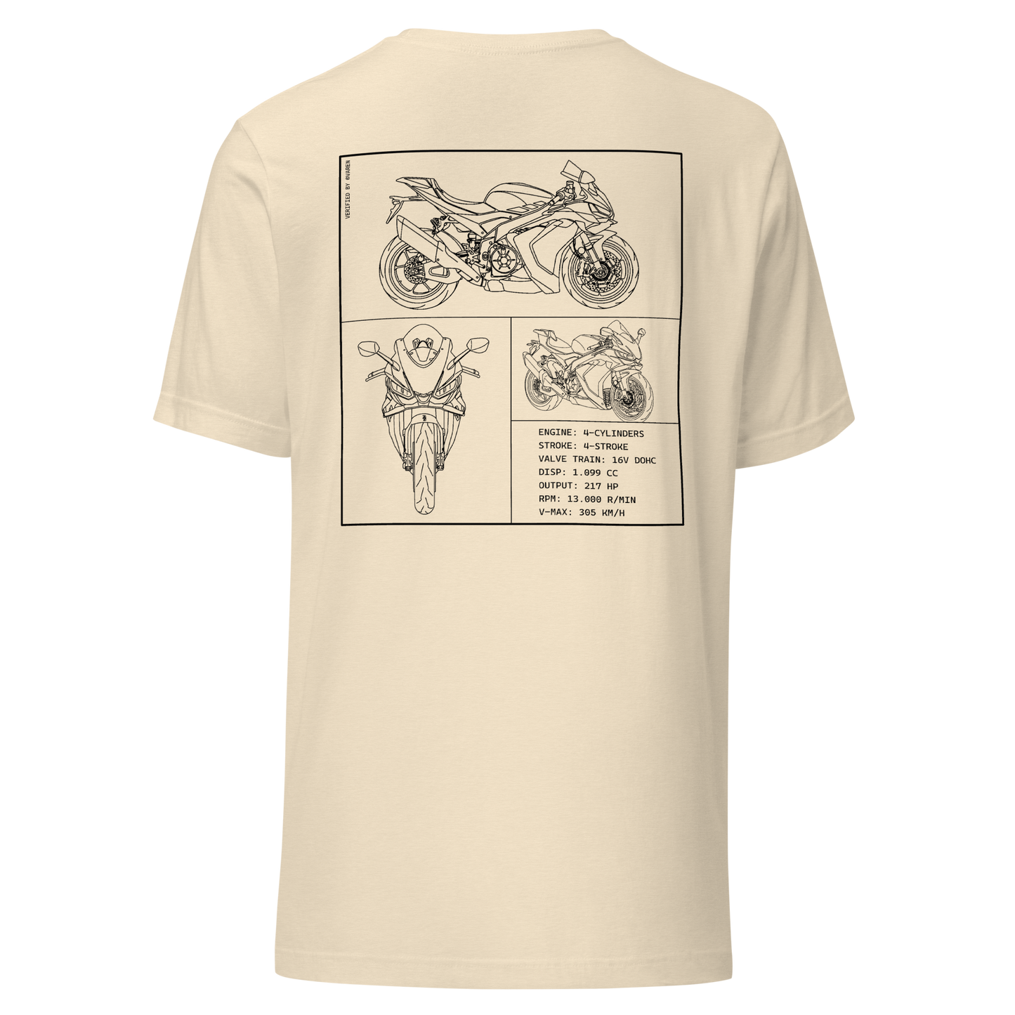 Aprilia Blueprint Shirt - Beige