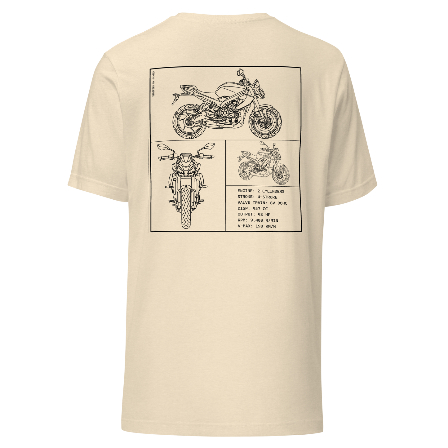 Aprilia Blueprint Shirt - Beige