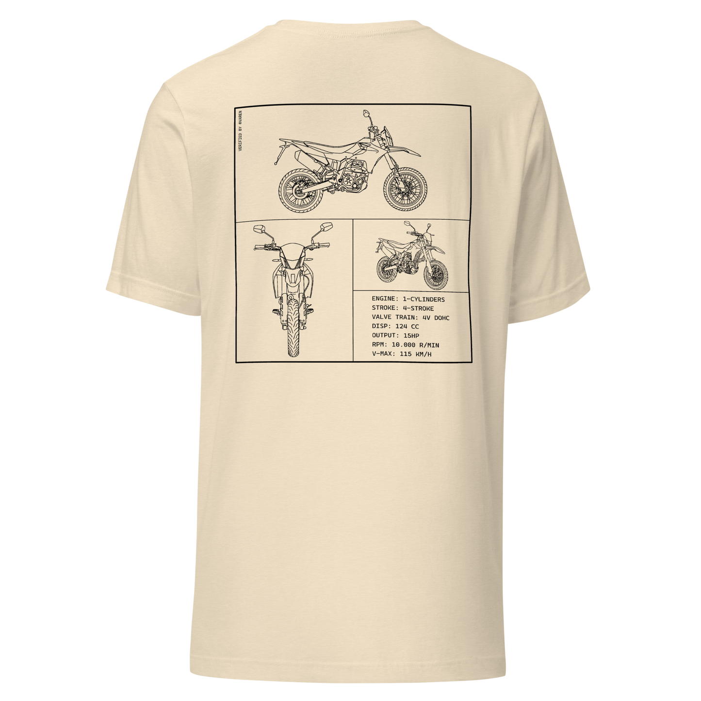 Aprilia Blueprint Shirt - Beige