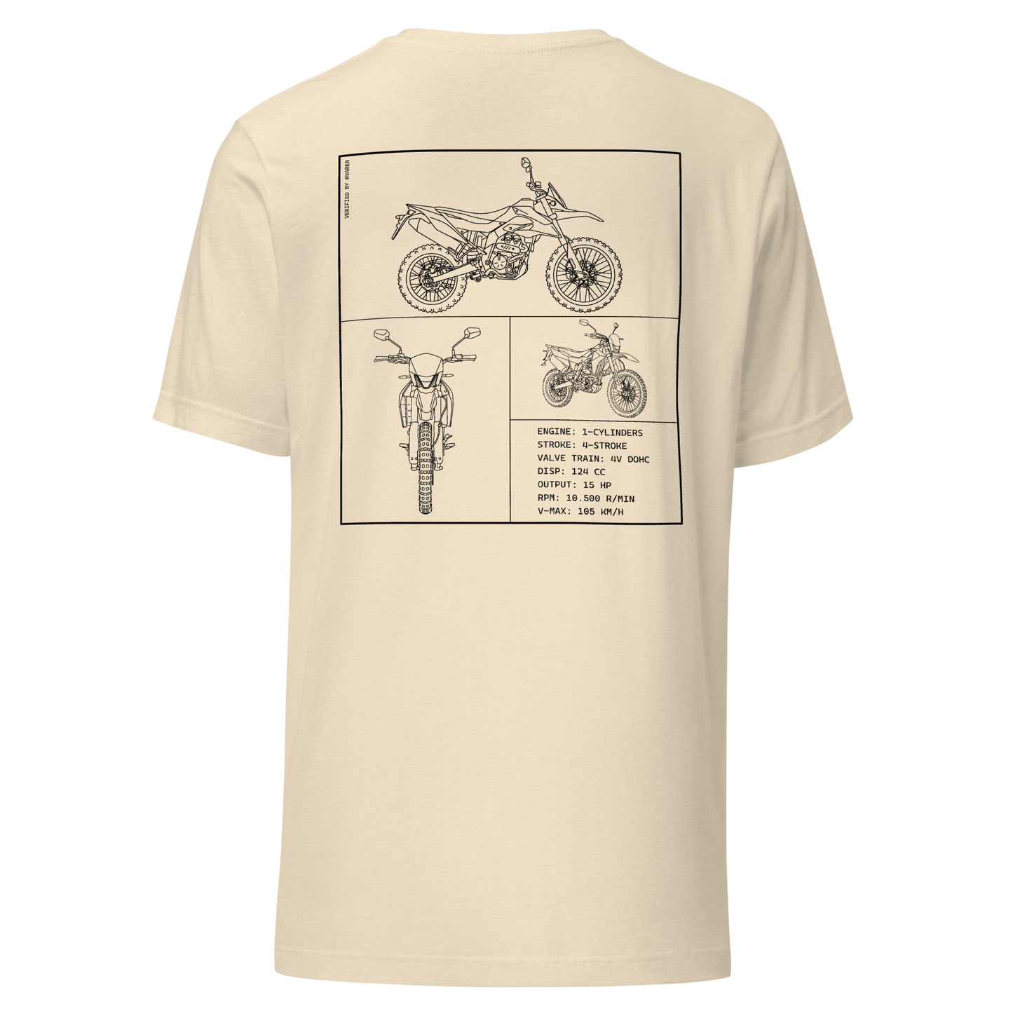 Aprilia Blueprint Shirt - Beige