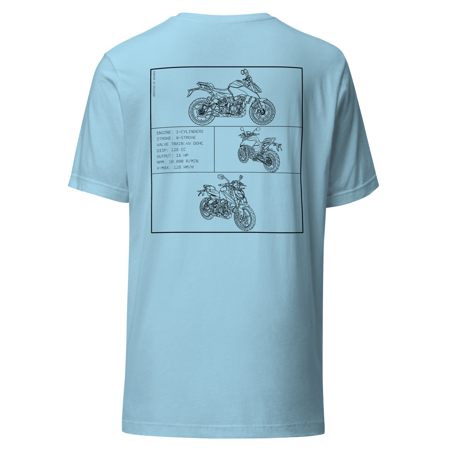 KTM Blueprint Shirt - Light blue