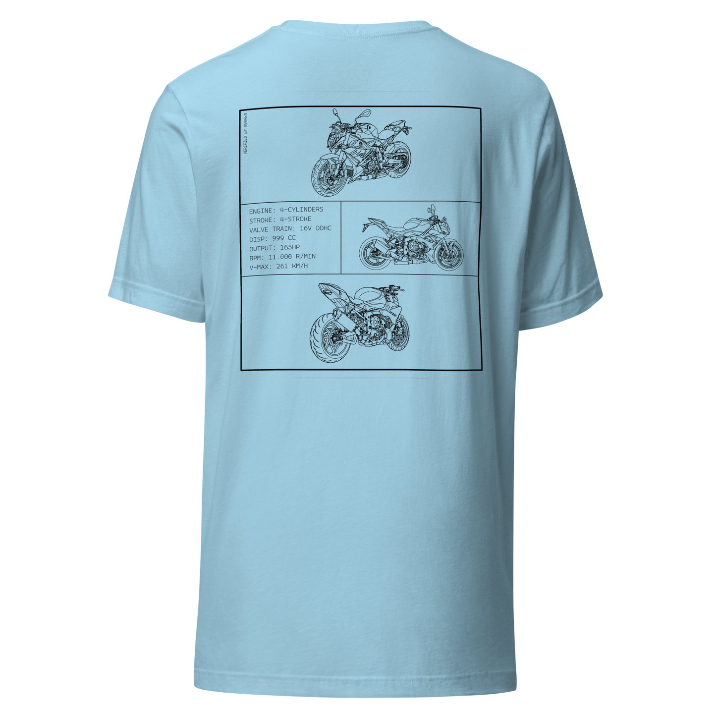 BMW Blueprint Shirt - Light blue