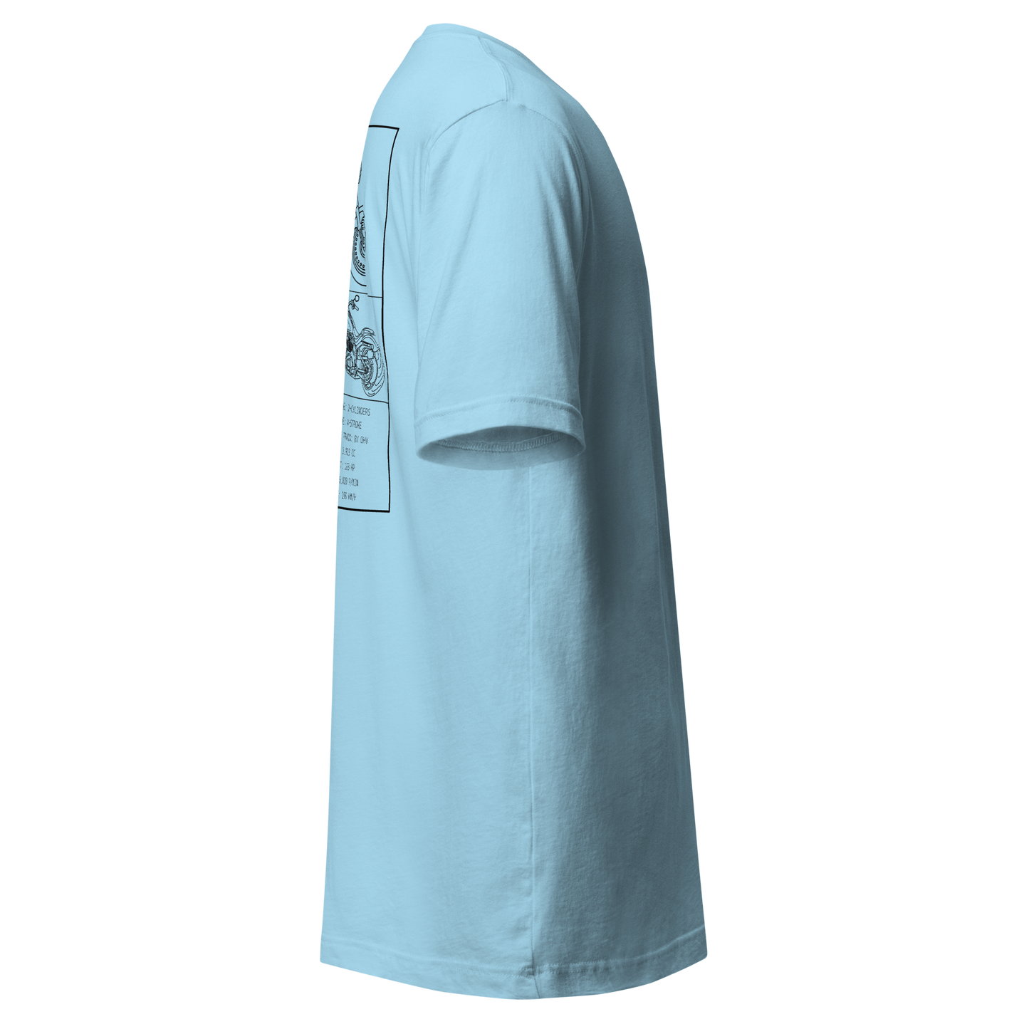 Harley Davidson Blueprint Shirt - Light blue