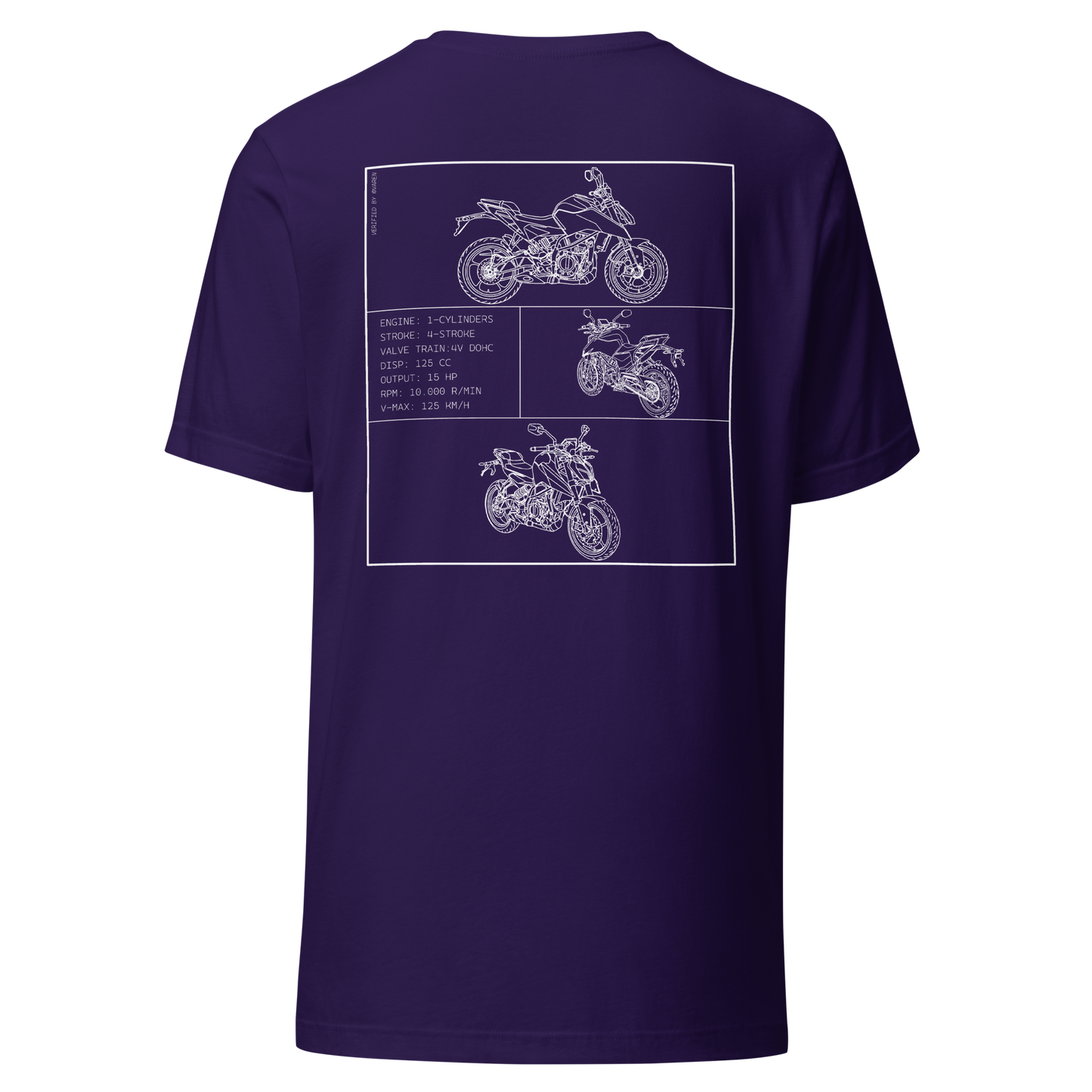 KTM Blueprint Shirt - Purple