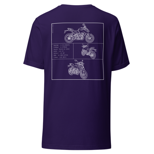 KTM Blueprint Shirt - Purple