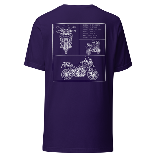 Triumph Blueprint Shirt - Purple