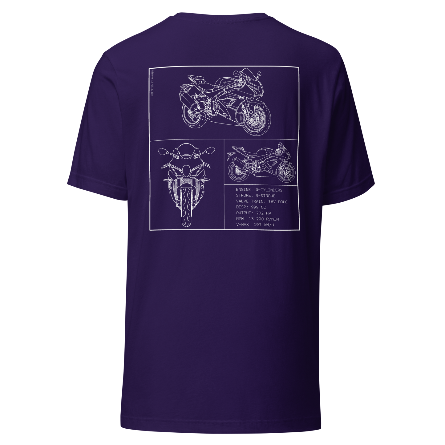 Suzuki Blueprint Shirt - Purple