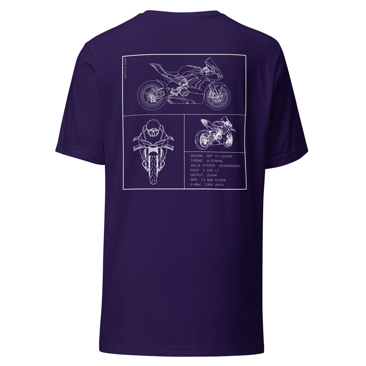 Ducati Blueprint Shirt - Purple