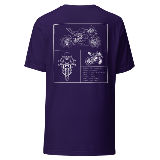 Ducati Blueprint Shirt - Purple