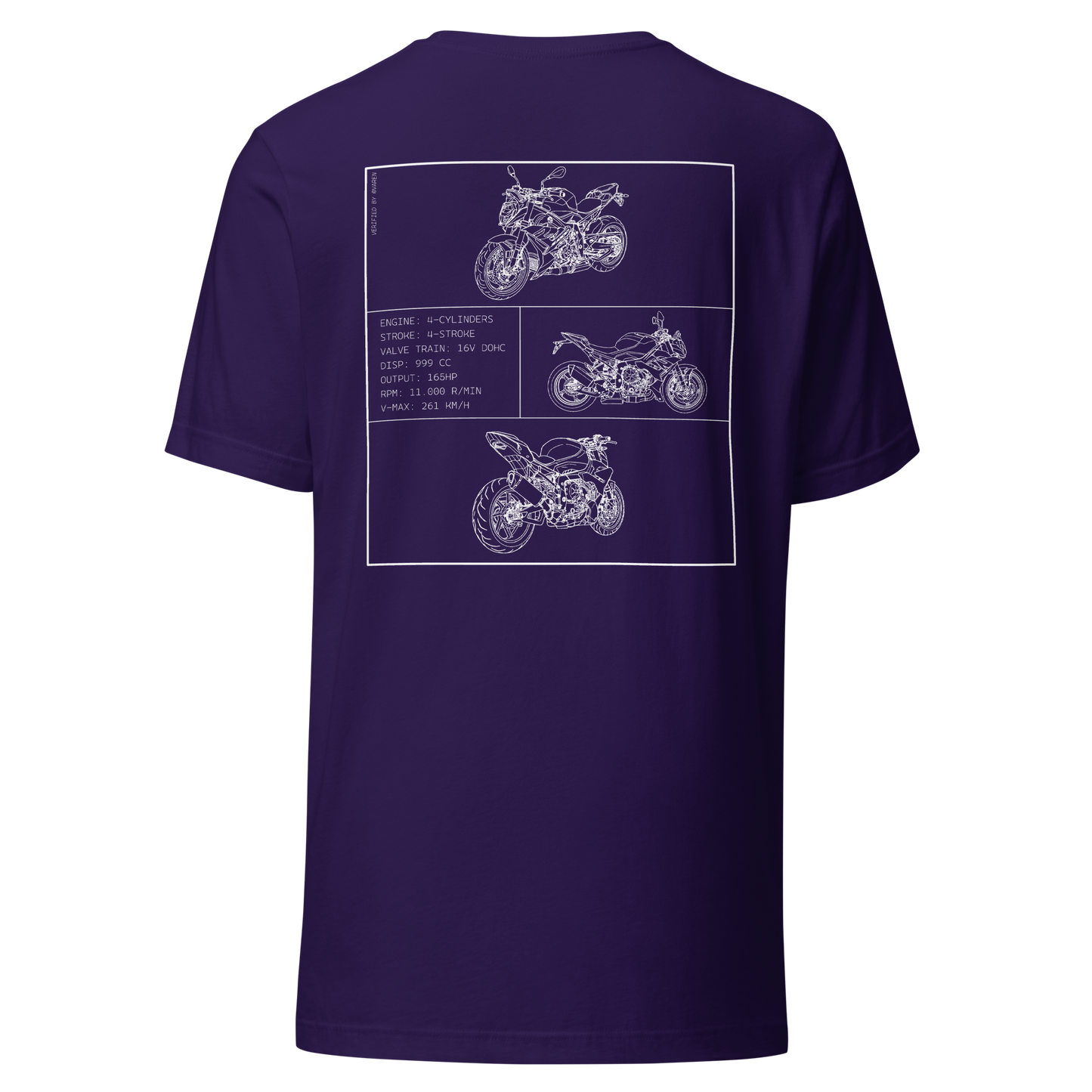 BMW Blueprint Shirt - Purple