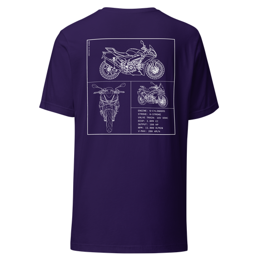Aprilia Blueprint Shirt - Purple