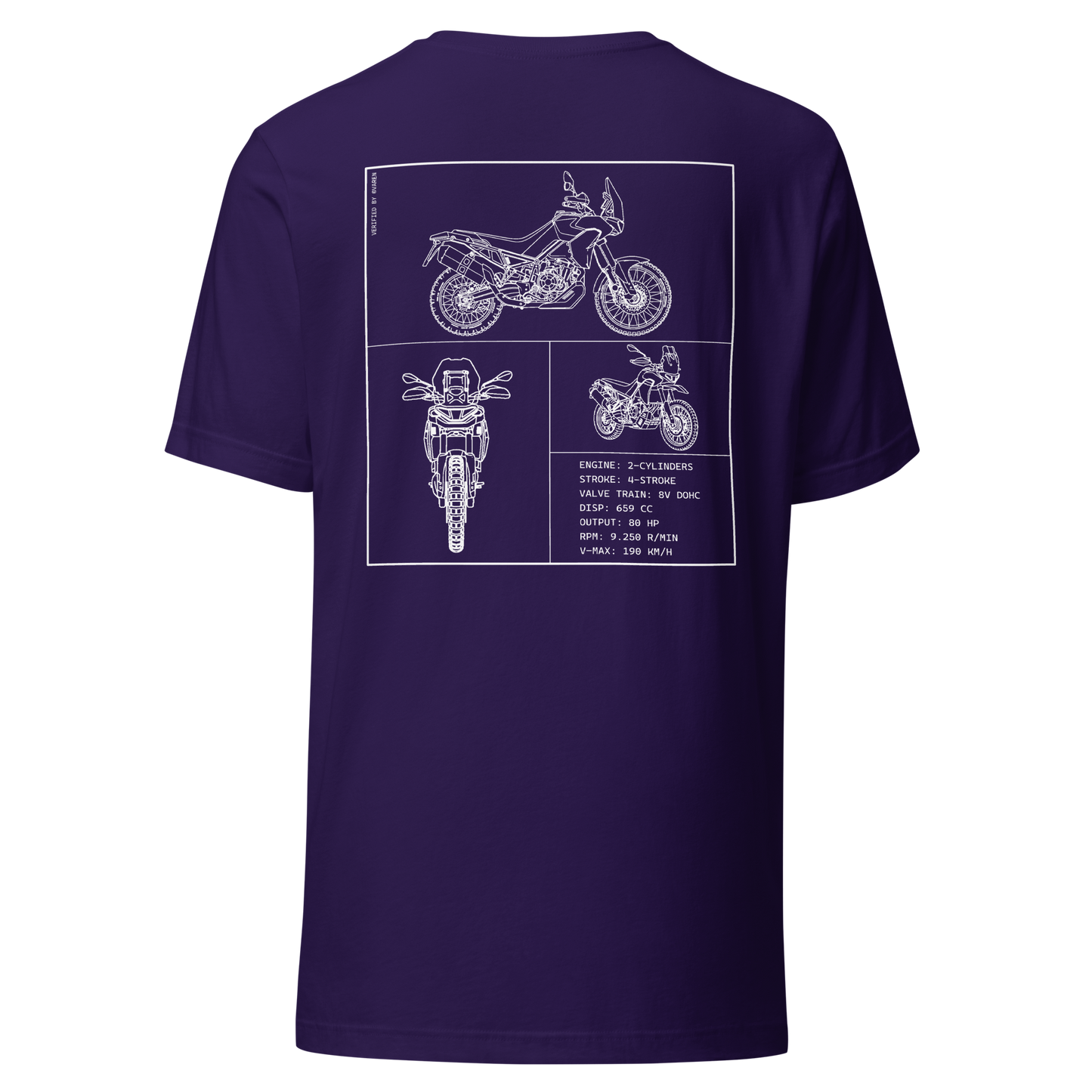 Aprilia Blueprint Shirt - Purple