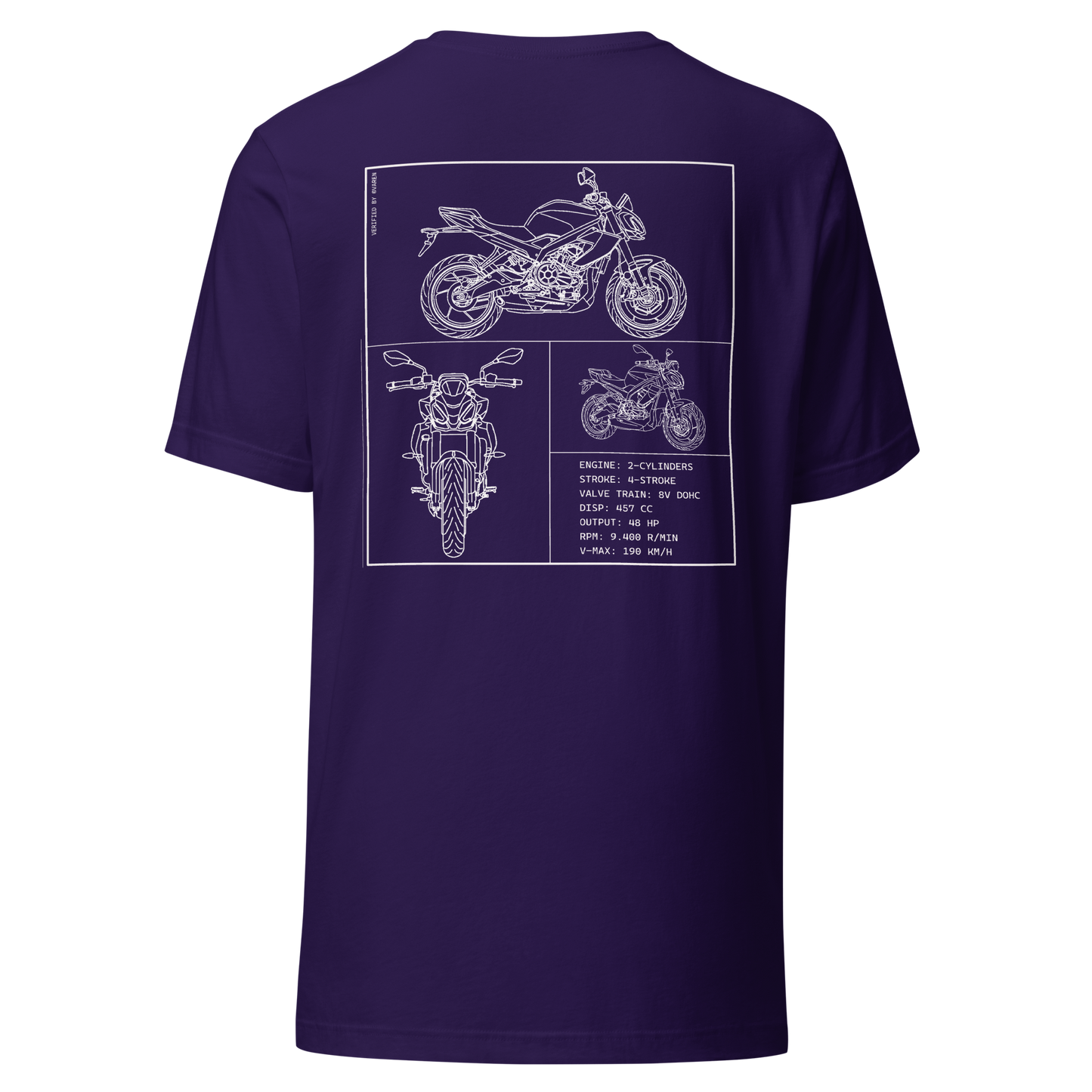 Aprilia Blueprint Shirt - Purple