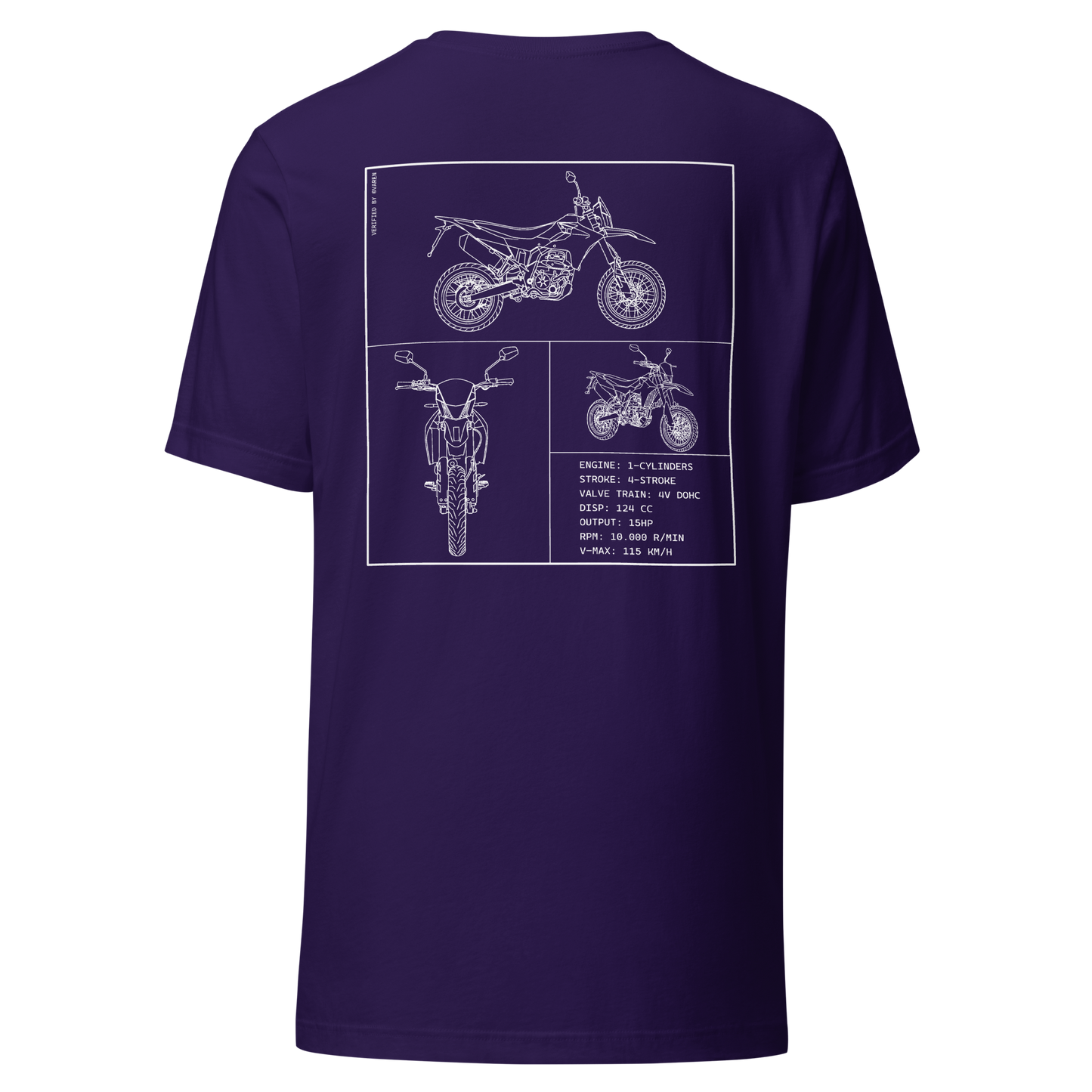 Aprilia Blueprint Shirt - Purple