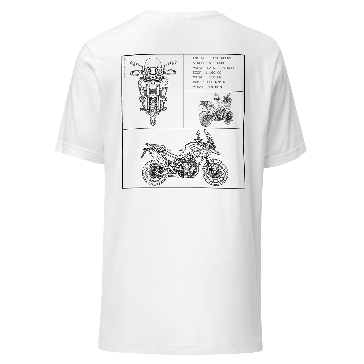 Triumph Blueprint Shirt - White