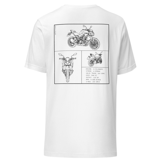 Kawasaki Blueprint Shirt - White