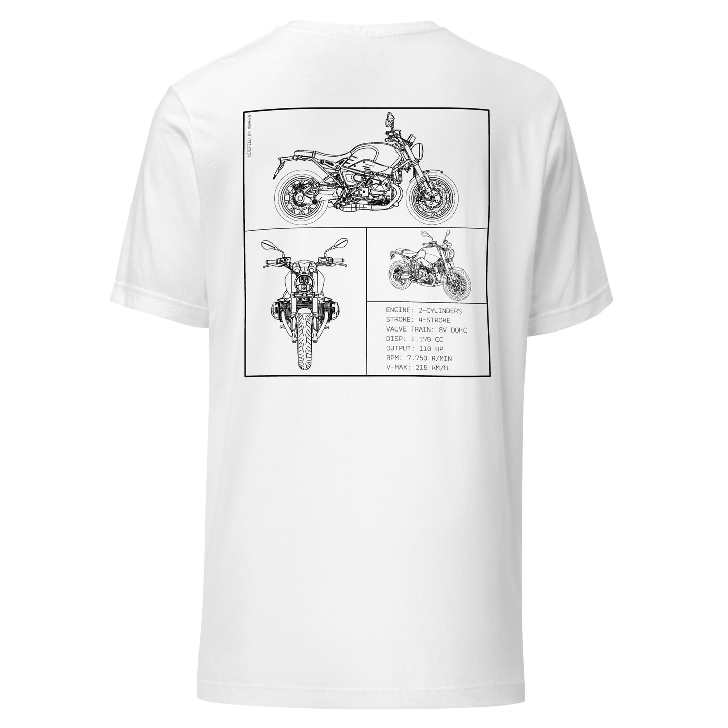 BMW Blueprint Shirt - White