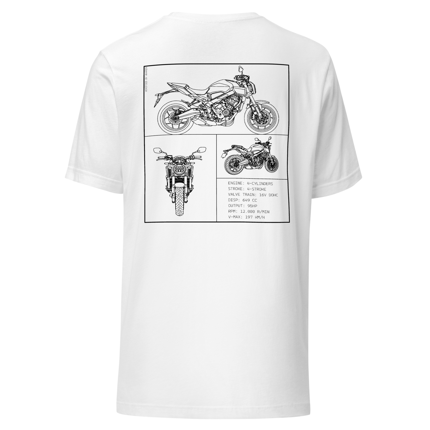 Honda Blueprint Shirt - White