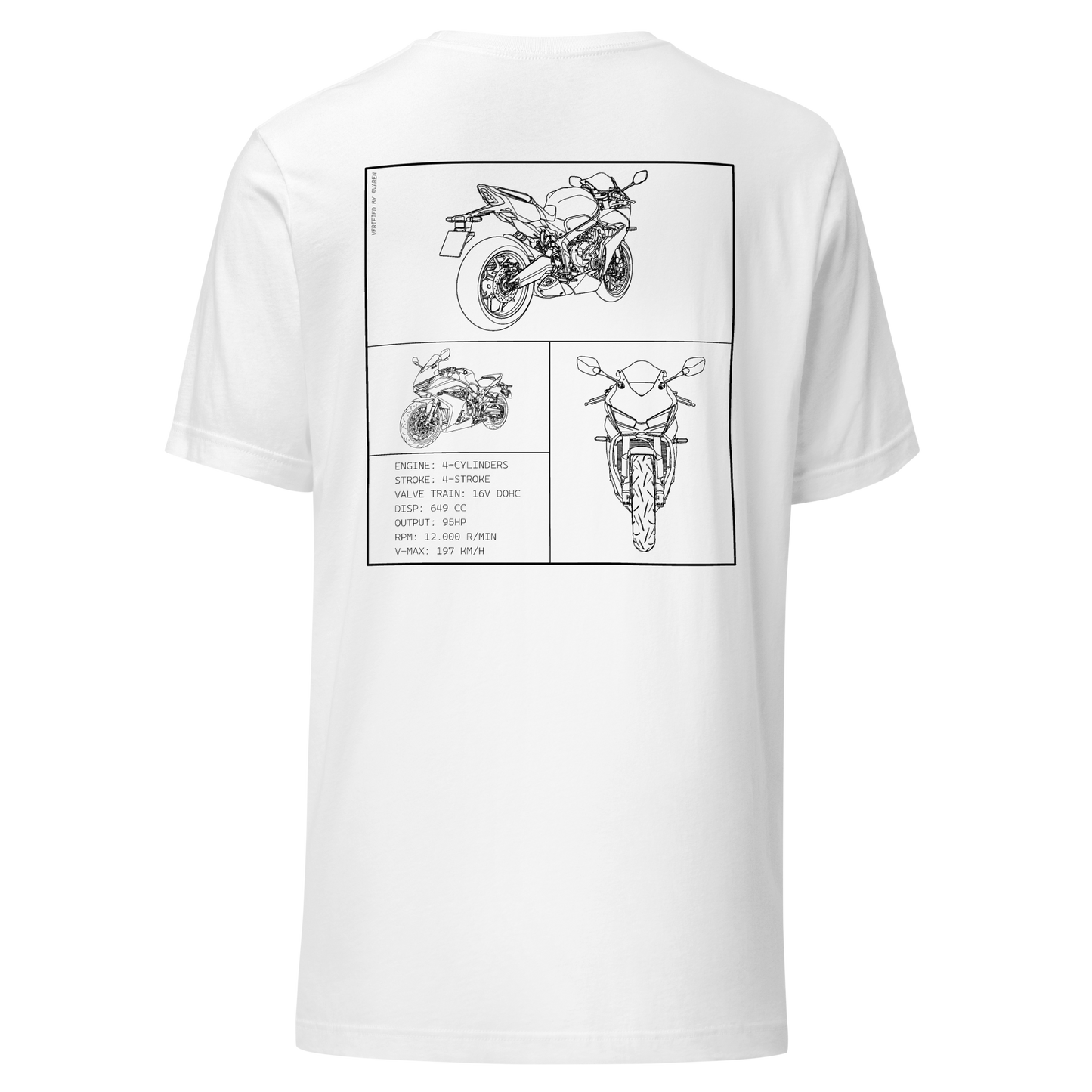 Honda Blueprint Shirt - White